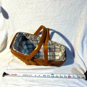 Longaberger basket with handles